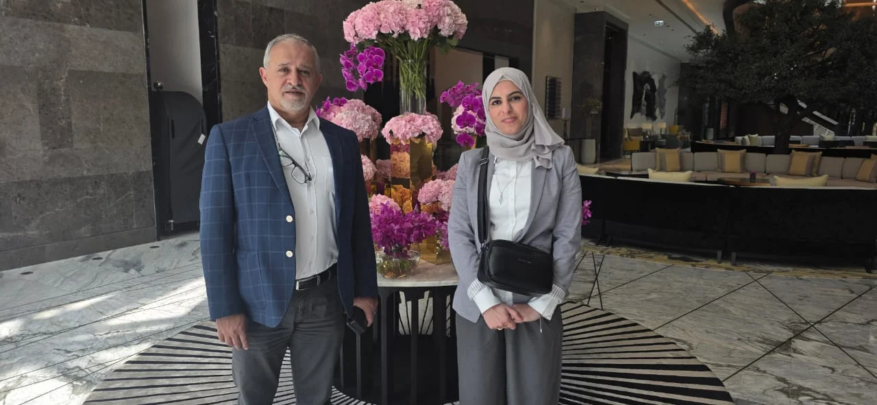 Najwa Hamdan and Dr. Maen Al Qatamin